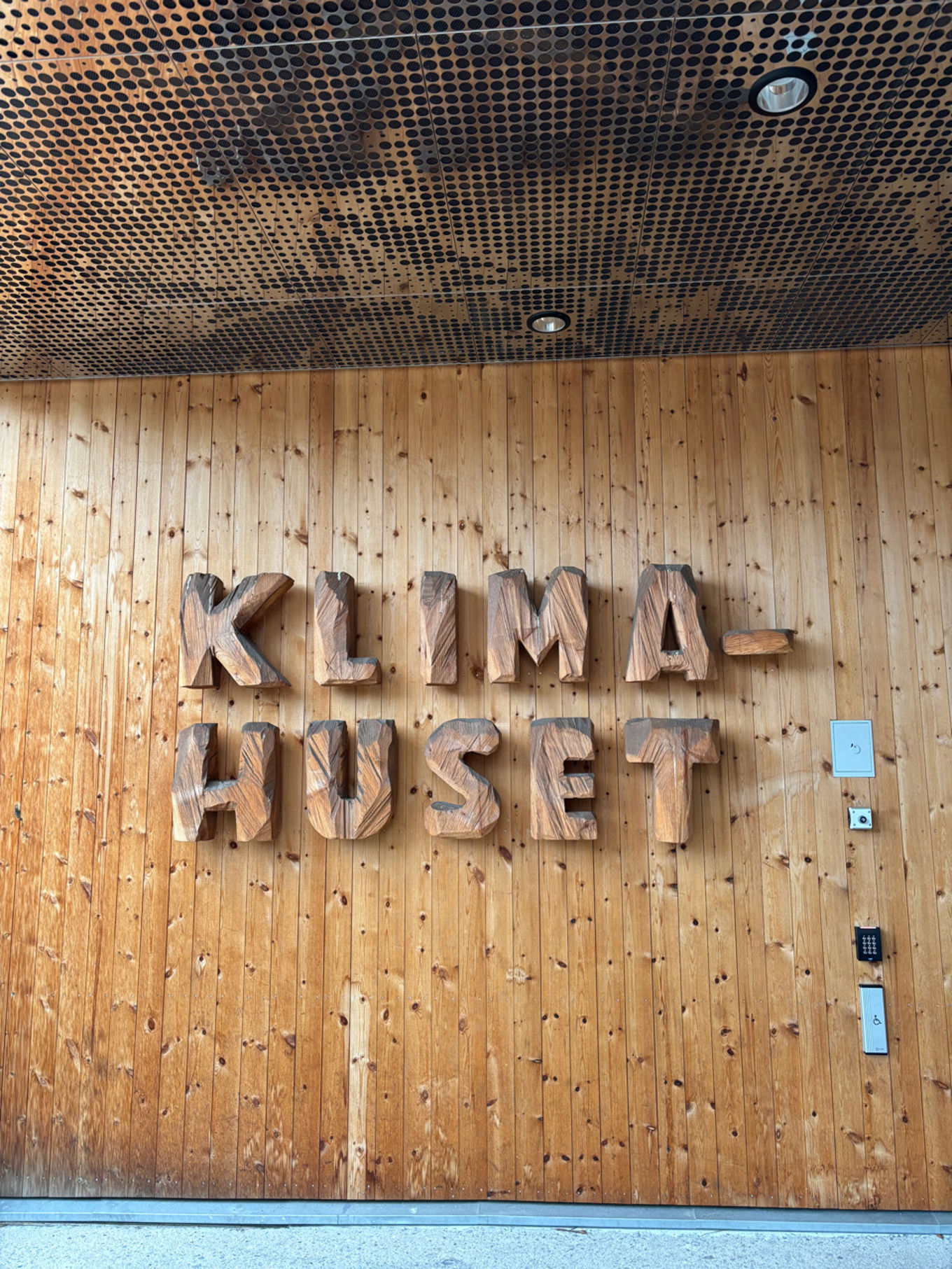 Klimahuset i botanisk hage 