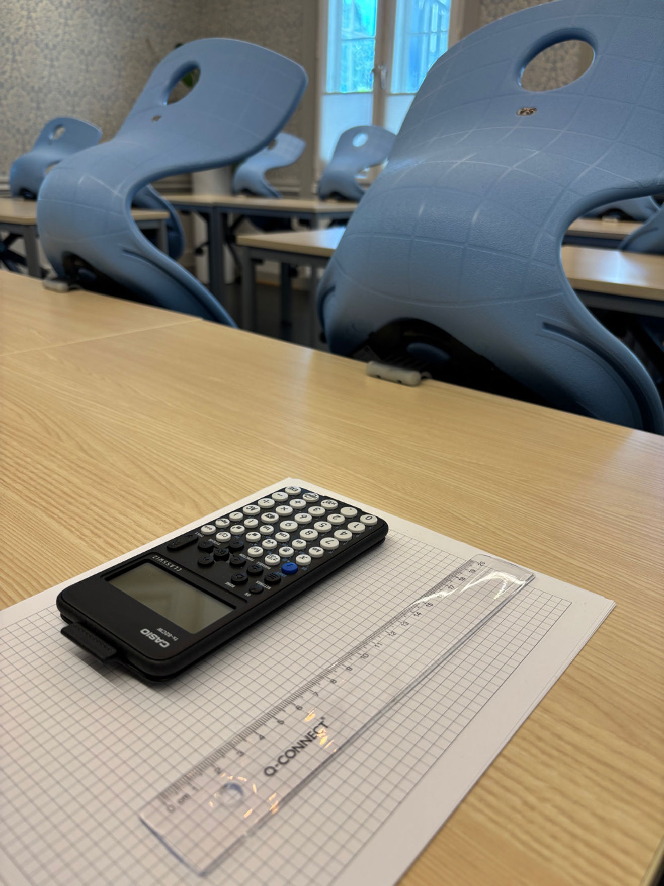 Foto: Håkon Hornburg Løken Klart for matematikk i klasserom 1